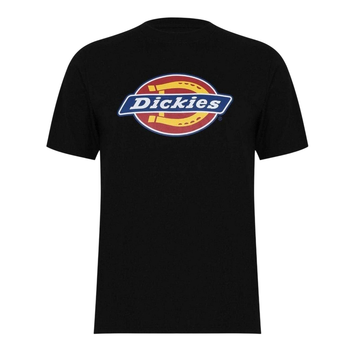 Black - Front - Dickies Mens Icon Cotton T-Shirt