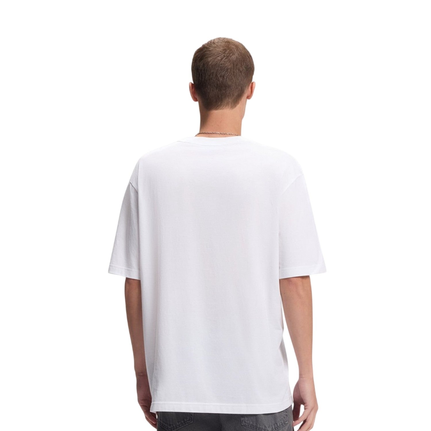 White - Back - Hugo Mens Namerix T-Shirt