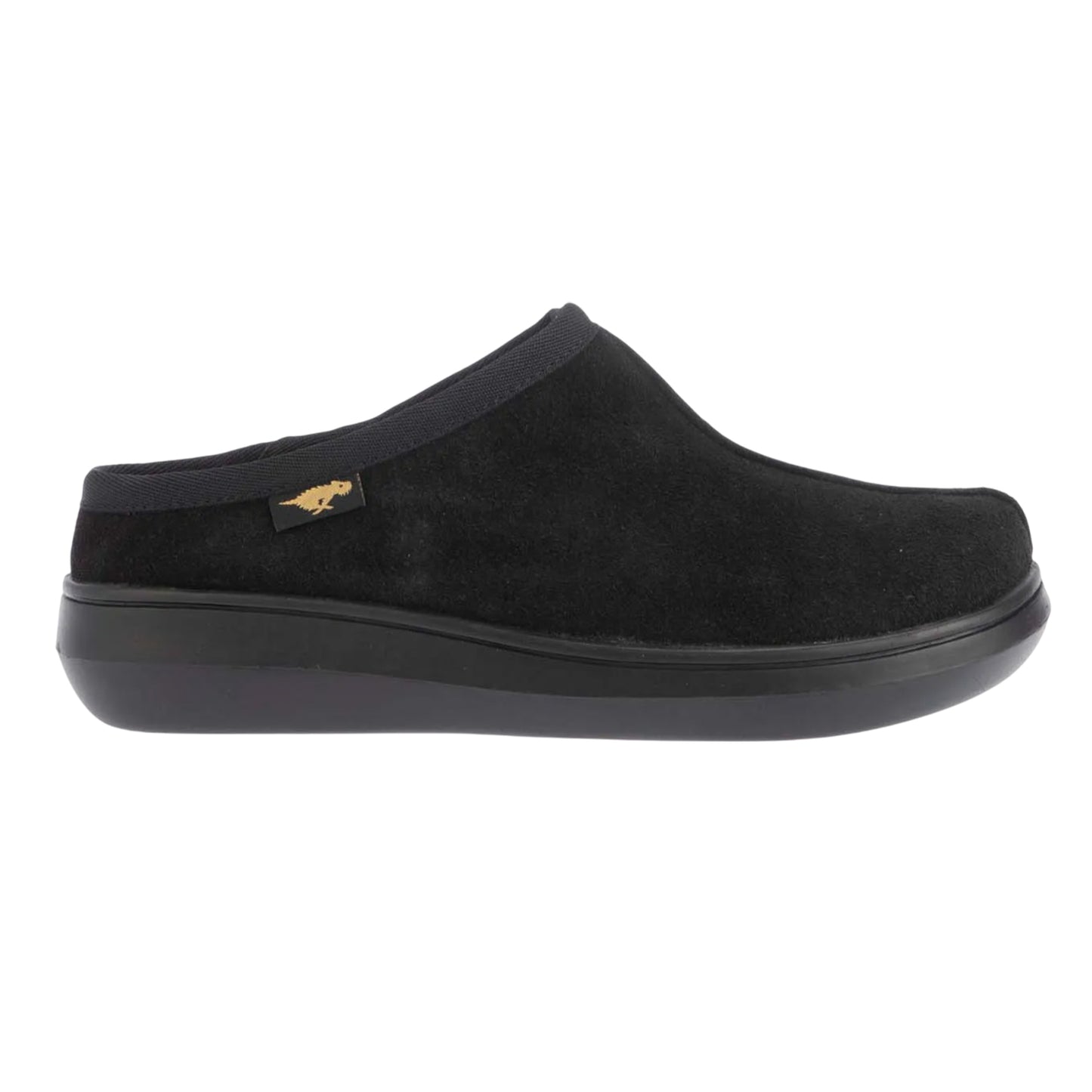 Black - Side - Rocket Dog Womens-Ladies Sugar Glider Suede Mule Slippers