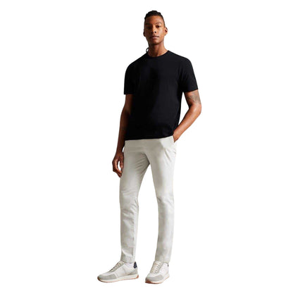Black - Side - Ted Baker Mens Tywinn Plain T-Shirt