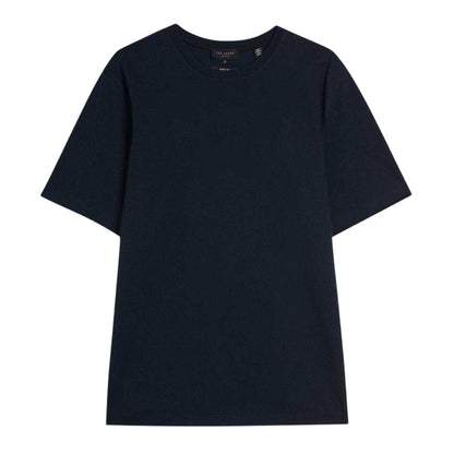 Navy - Front - Ted Baker Mens Tywinn Plain T-Shirt