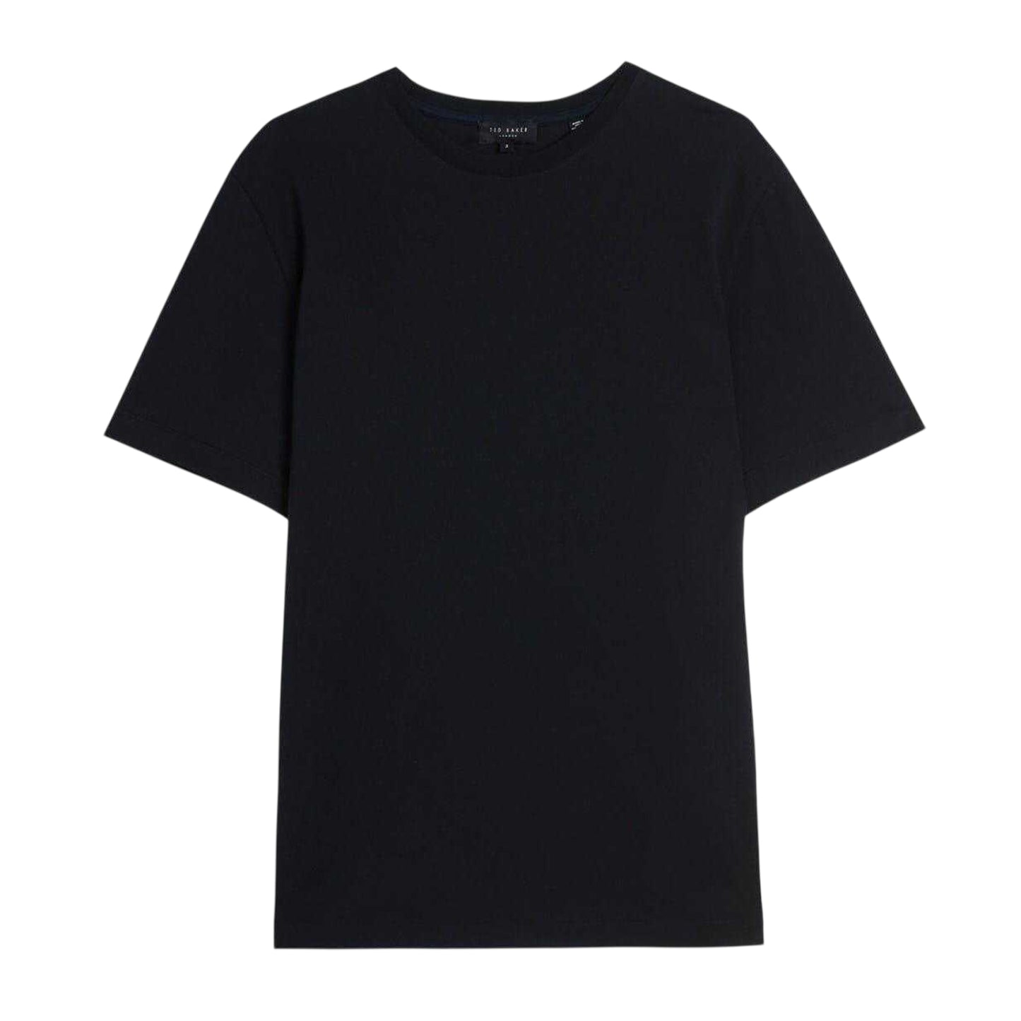 Black - Front - Ted Baker Mens Tywinn Plain T-Shirt