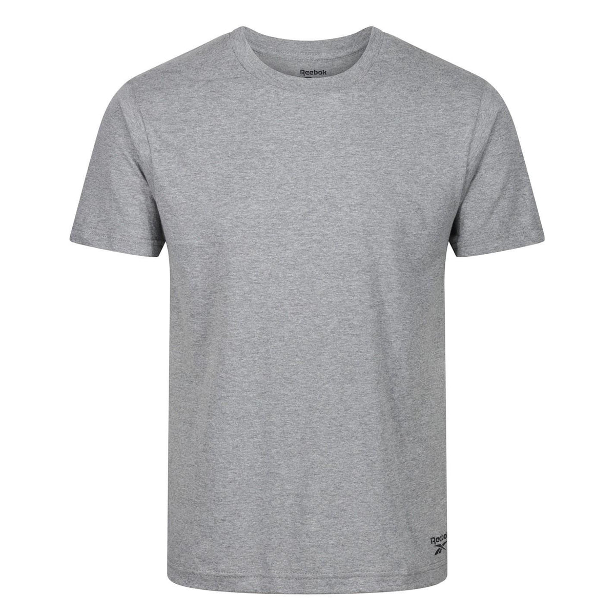 Black-White-Grey - Side - Reebok Mens Santo T-Shirt (Pack of 3)