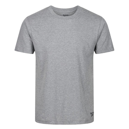 Black-White-Grey - Side - Reebok Mens Santo T-Shirt (Pack of 3)