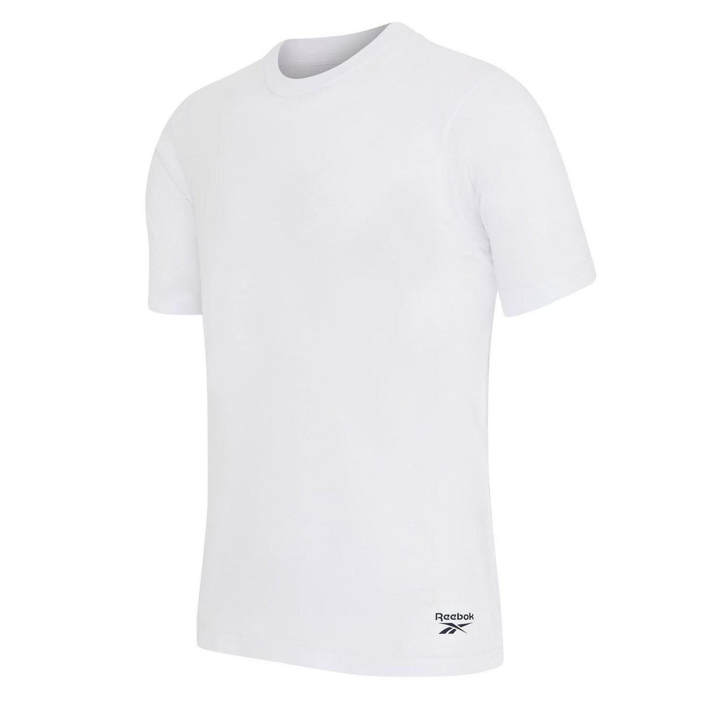 Red-White-Navy - Side - Reebok Mens Santo T-Shirt (Pack of 3)