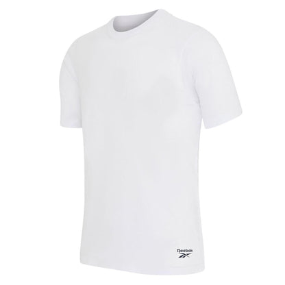Red-White-Navy - Side - Reebok Mens Santo T-Shirt (Pack of 3)