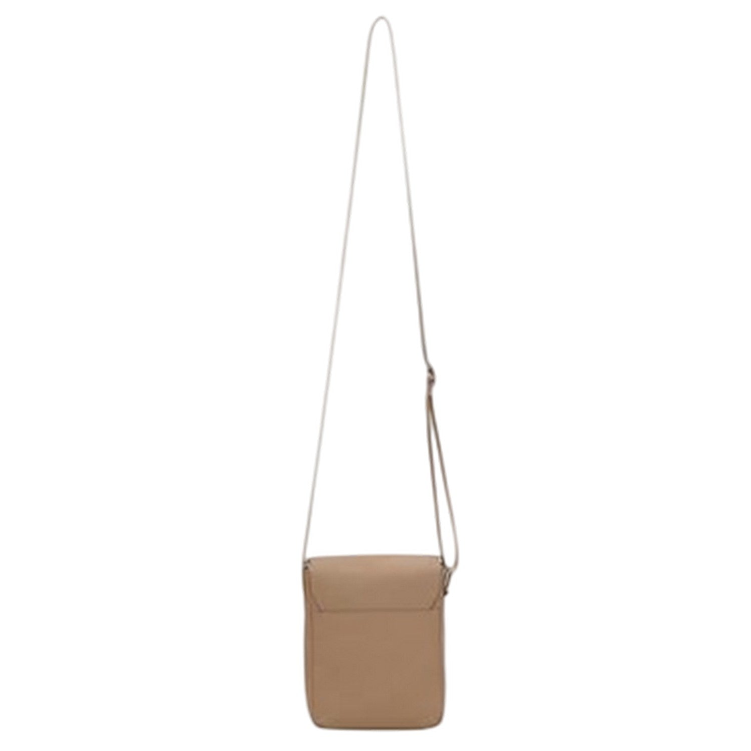 Beige - Back - Firetrap Rectangle Faux Leather Crossbody Bag