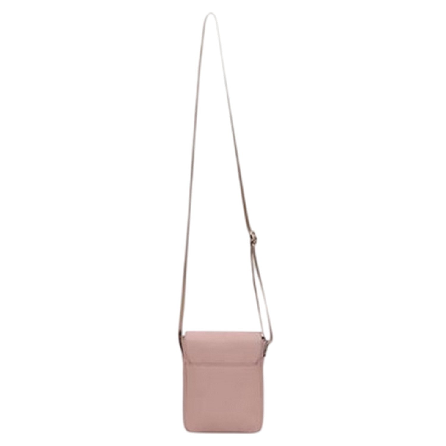 Blush - Back - Firetrap Rectangle Faux Leather Crossbody Bag