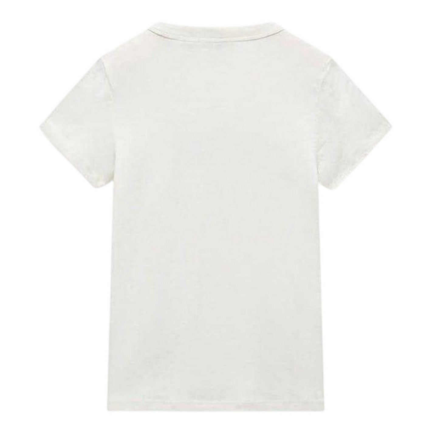 Heron White - Back - Napapijri Childrens-Kids Geographic Logo Crew Neck T-Shirt