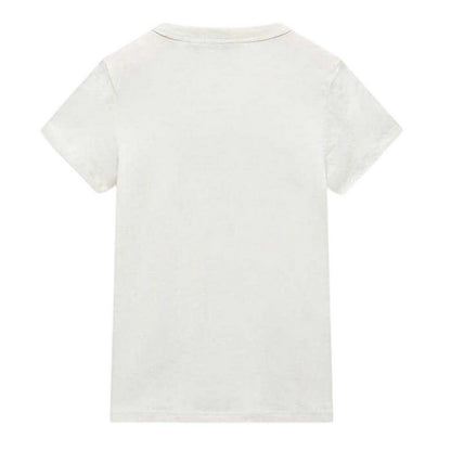 Heron White - Back - Napapijri Childrens-Kids Geographic Logo Crew Neck T-Shirt
