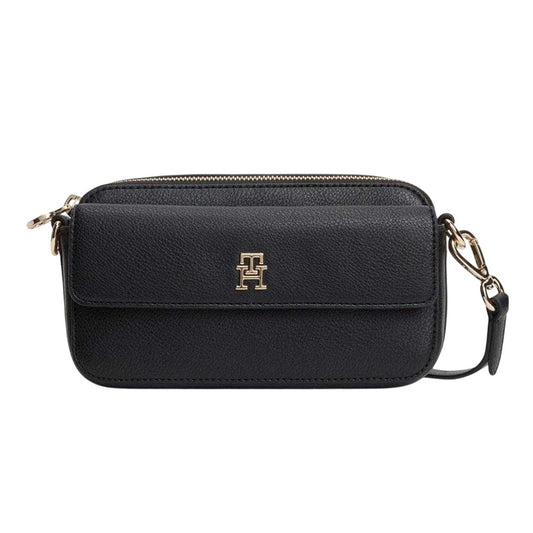 Black - Front - Tommy Hilfiger Monogram Camera Bag