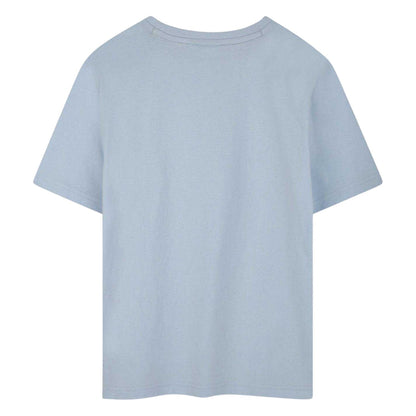 Persian Blue - Back - Boss Childrens-Kids Stacked Logo Crew Neck T-Shirt