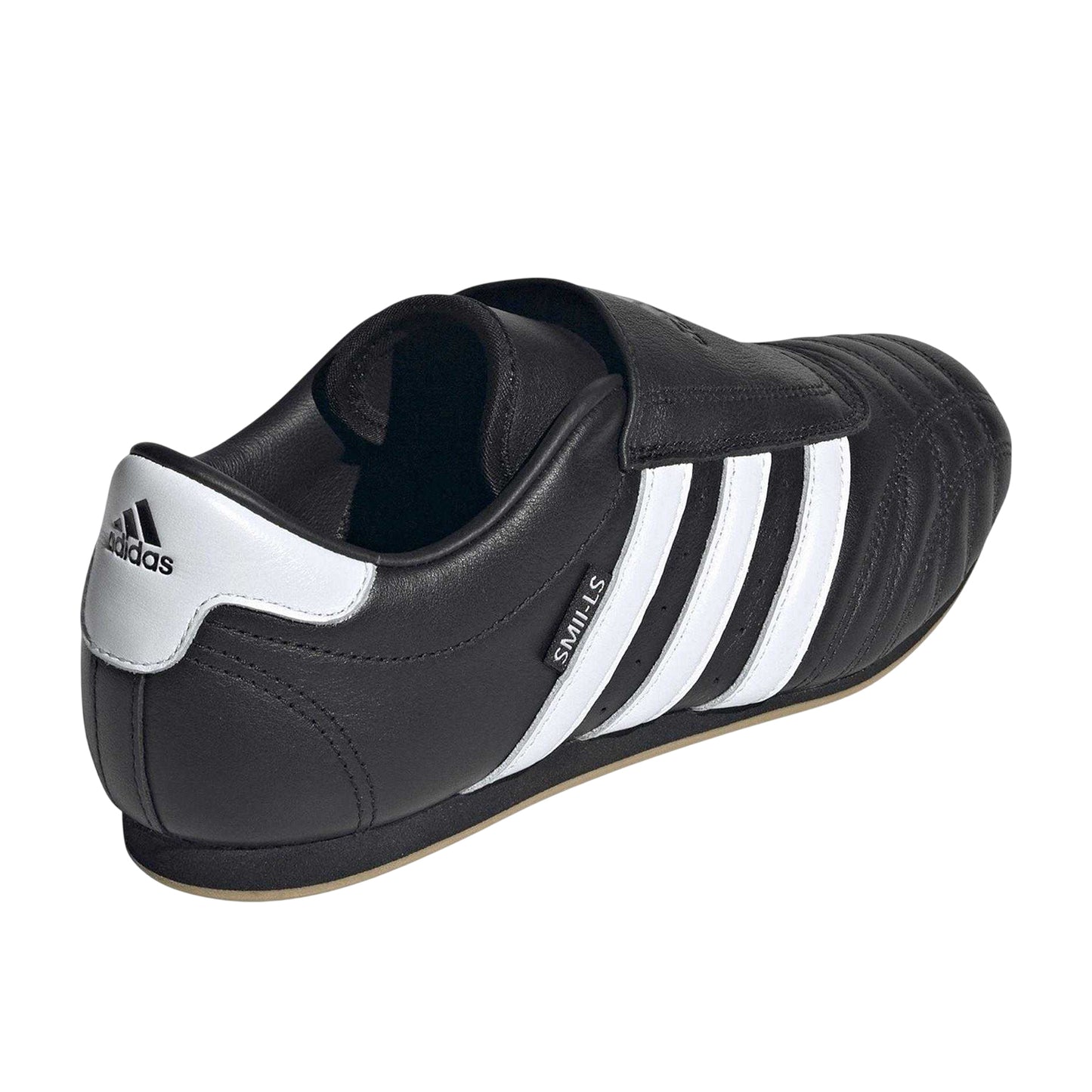Core Black - Back - Adidas Womens-Ladies Leather Low Taekwondo Flat Trainers