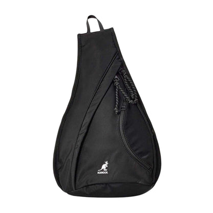 Black Print - Front - Kangol Logo Sling Backpack