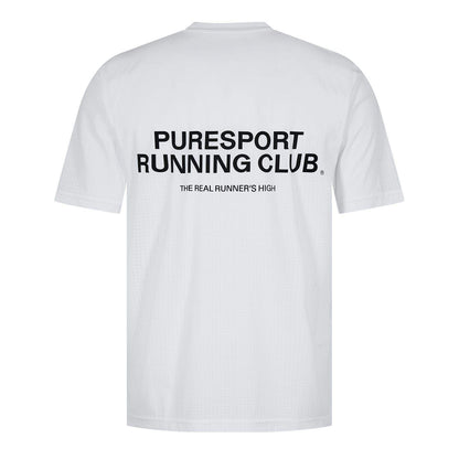 White - Back - Performance Mens Running Club Performance T-Shirt