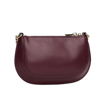 Brown - Back - Tommy Hilfiger Crescent Shaped Chain Strap Crossbody Bag