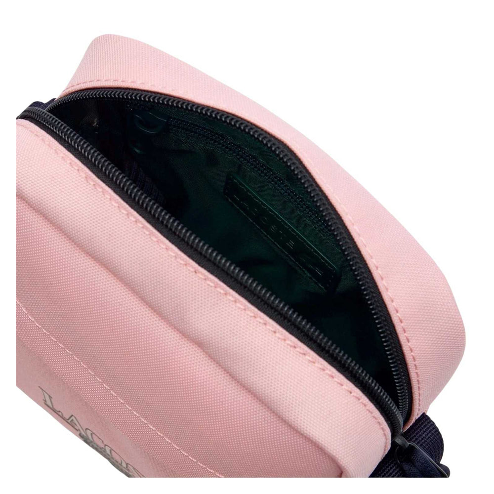 Pink Print - Side - Lacoste Logo Crossbody Bag