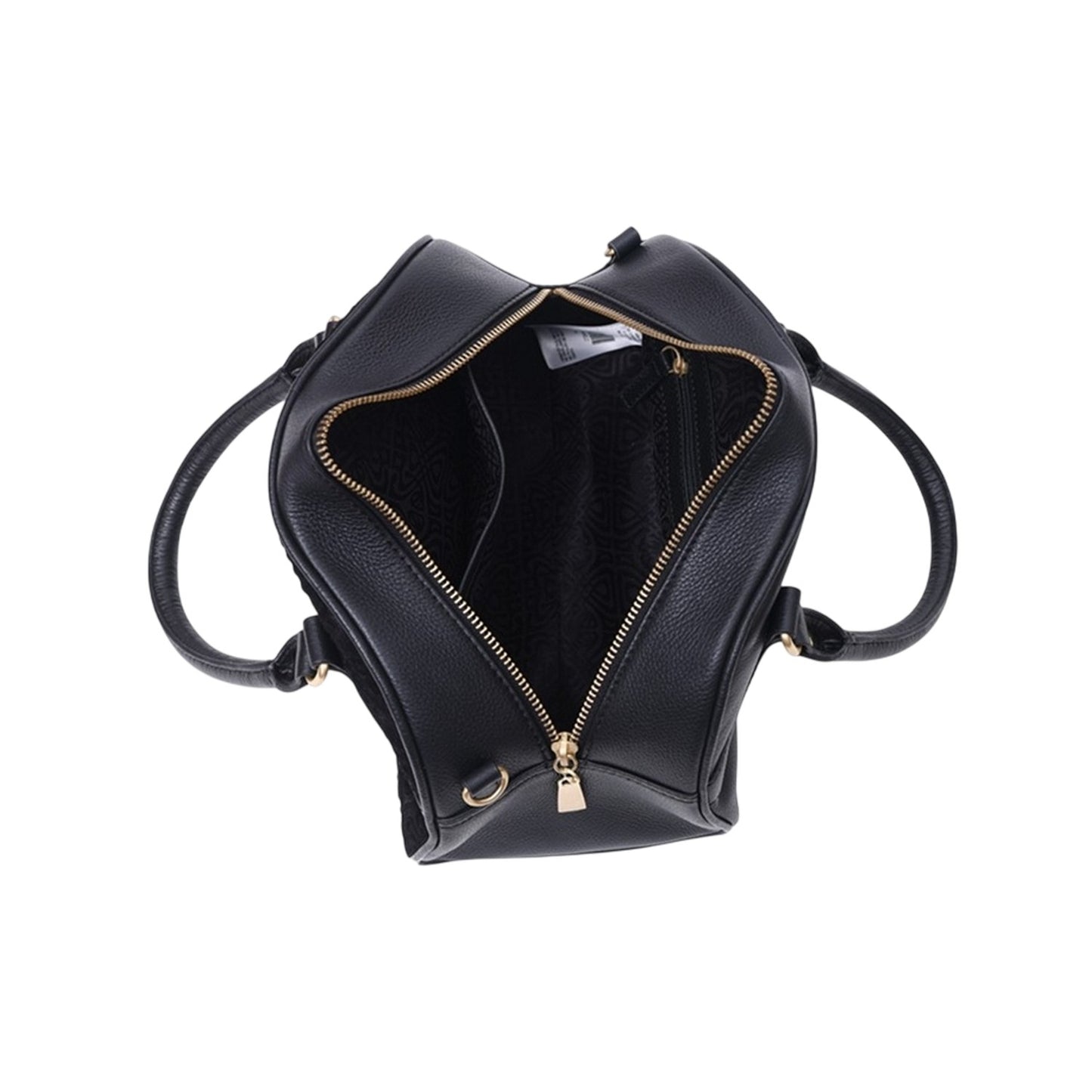 Black - Lifestyle - Biba Logo Leather Bowling Bag