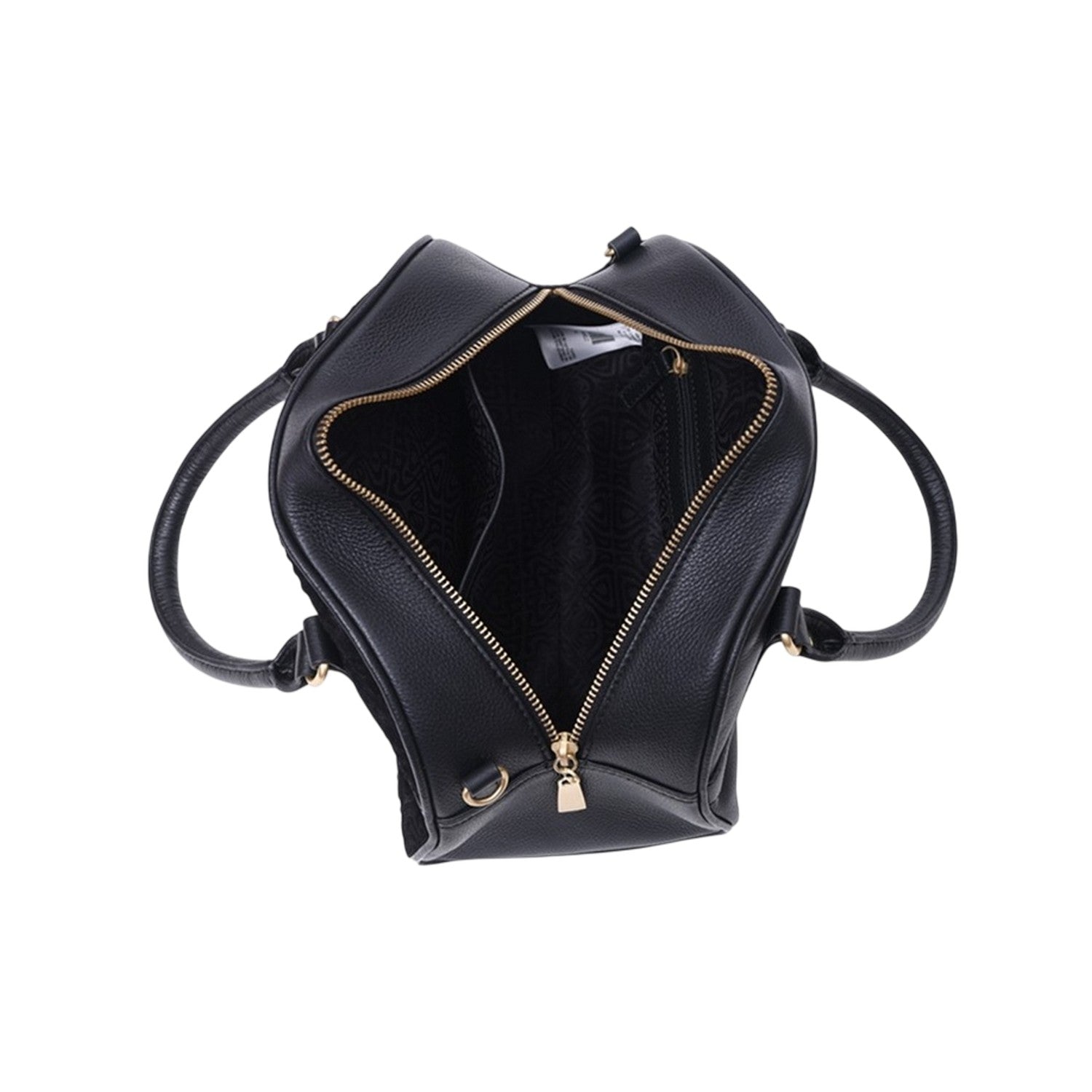 Black - Lifestyle - Biba Logo Leather Bowling Bag