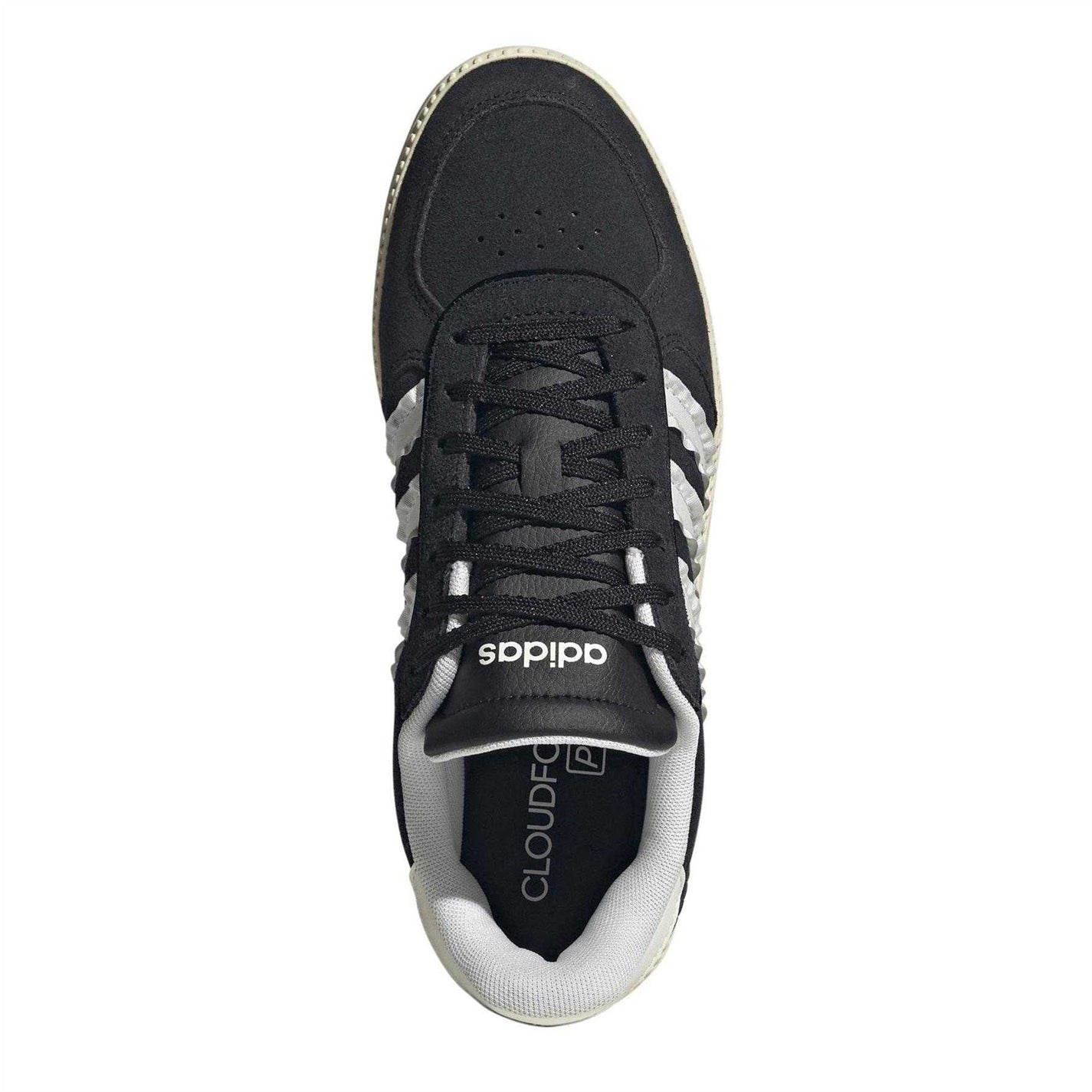 Black - Lifestyle - Adidas Womens-Ladies Breaknet Leather Flat Trainers