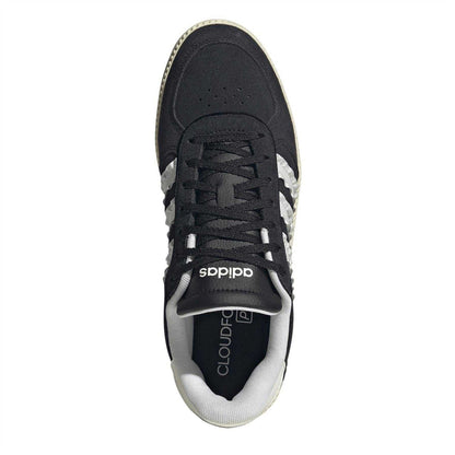 Black - Lifestyle - Adidas Womens-Ladies Breaknet Leather Flat Trainers