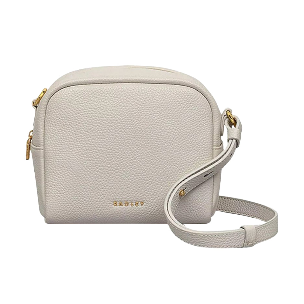 Chalk - Front - Radley Logo Leather Everyday Camera Bag
