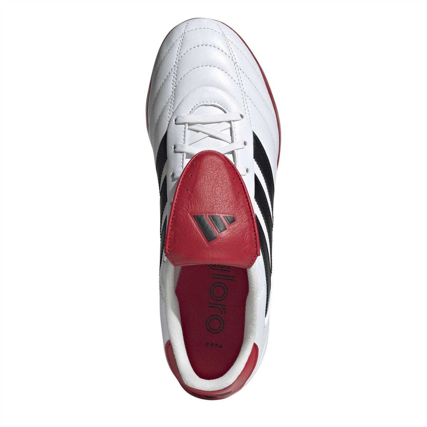 White-Black-Scarlet Red - Lifestyle - Adidas Mens Copa Gloro Cow Leather Folded Tongue Football Boots