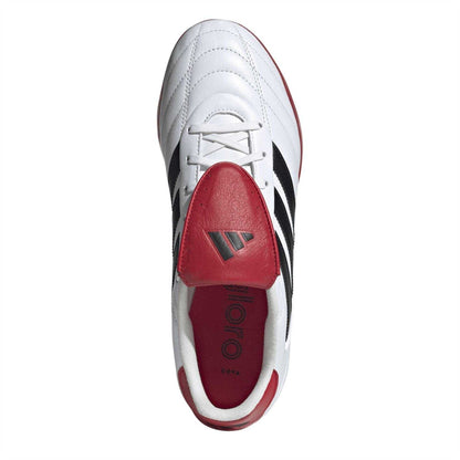White-Black-Scarlet Red - Lifestyle - Adidas Mens Copa Gloro Cow Leather Folded Tongue Football Boots