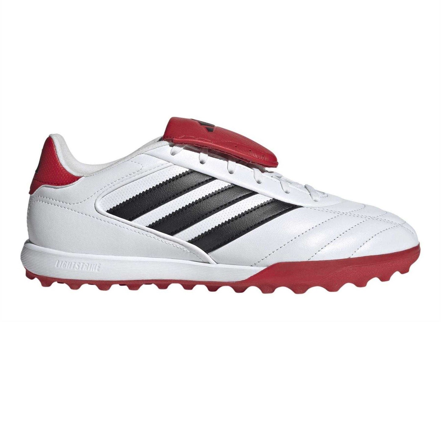 White-Black-Scarlet Red - Front - Adidas Mens Copa Gloro Cow Leather Folded Tongue Football Boots