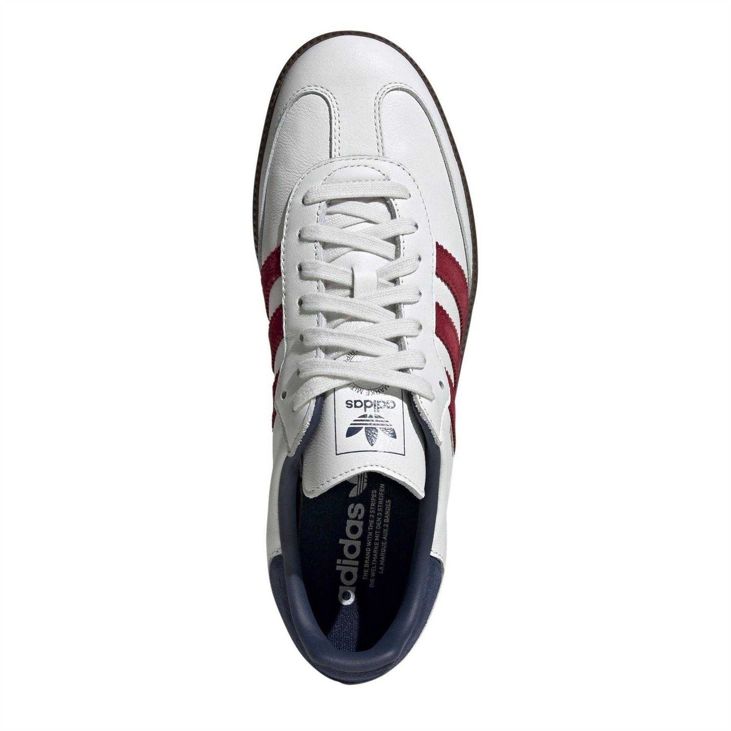 White - Lifestyle - Adidas Womens-Ladies Samba OG Leather Trainers