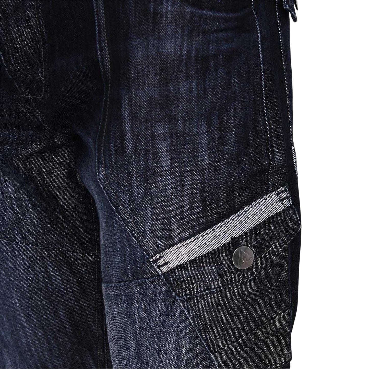 Dark Wash - Lifestyle - Airwalk Mens Belted Cargo Jeans