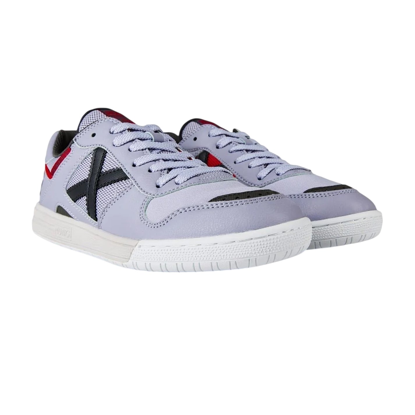 Light Grey-Dark Grey - Lifestyle - Munich Mens Continental V2 Indoor Football Trainers