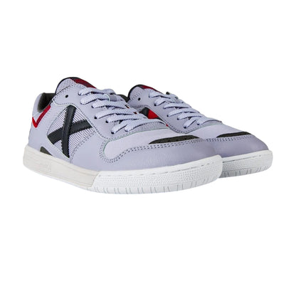 Light Grey-Dark Grey - Lifestyle - Munich Mens Continental V2 Indoor Football Trainers