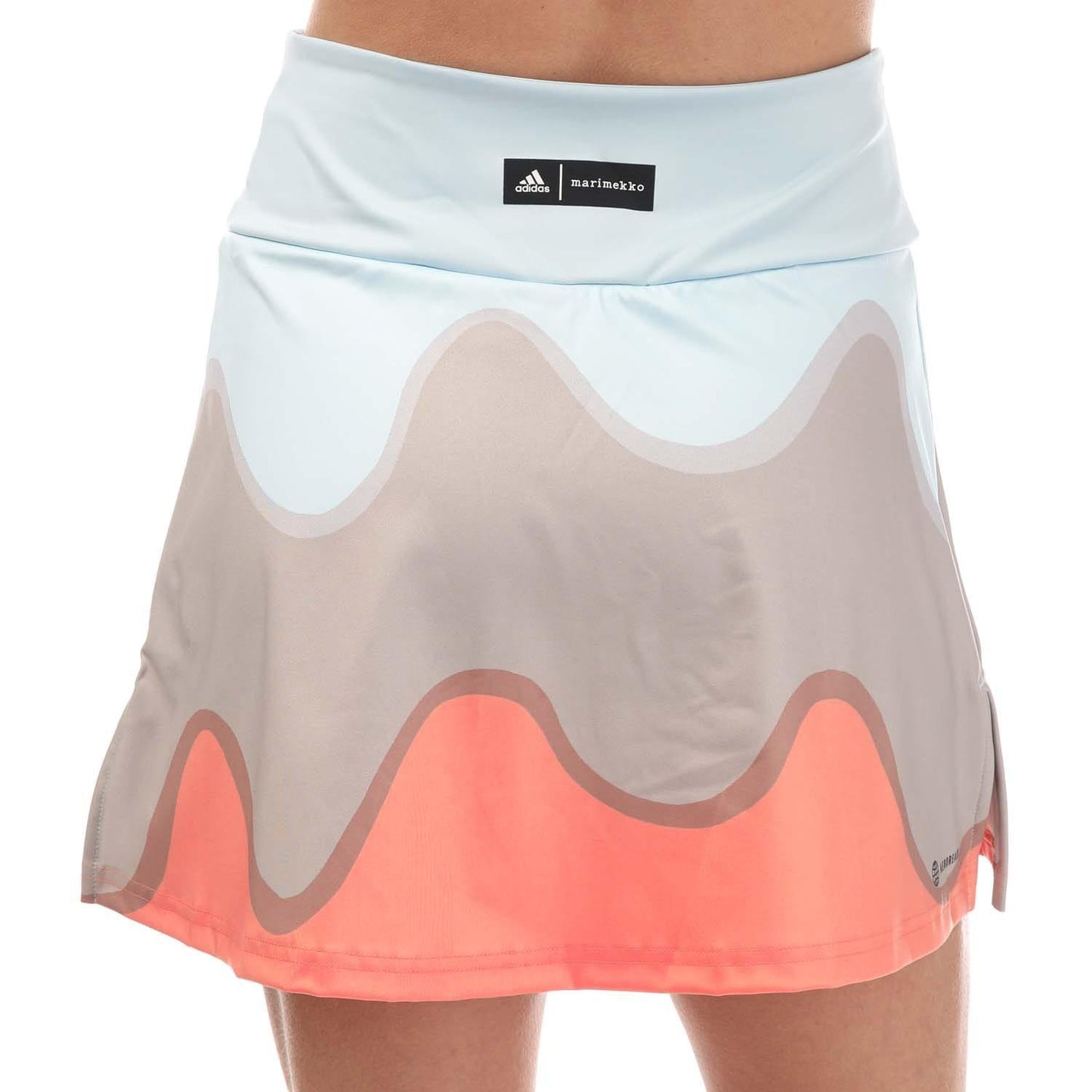 Multicoloured - Back - Adidas Womens-Ladies Marimekko Tennis Skirt