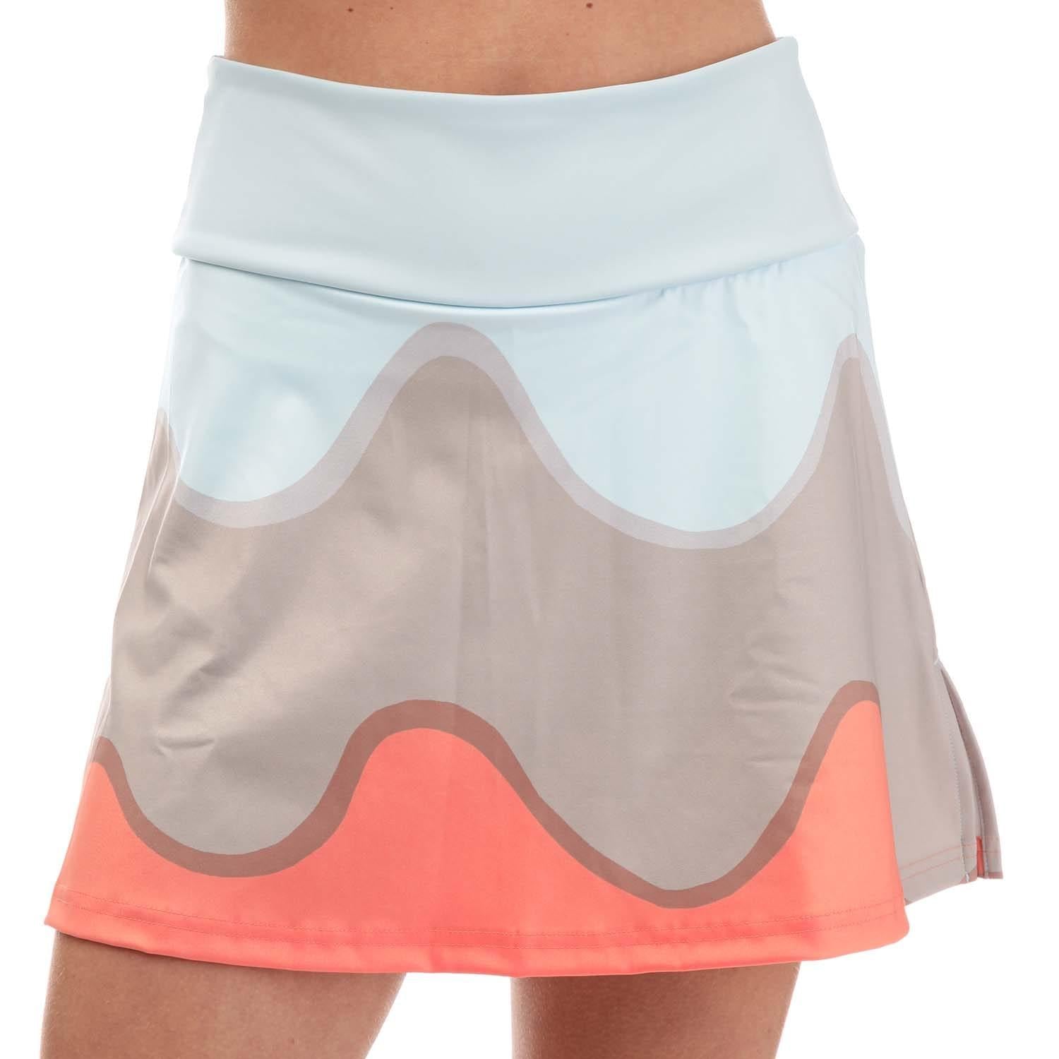 Multicoloured - Front - Adidas Womens-Ladies Marimekko Tennis Skirt