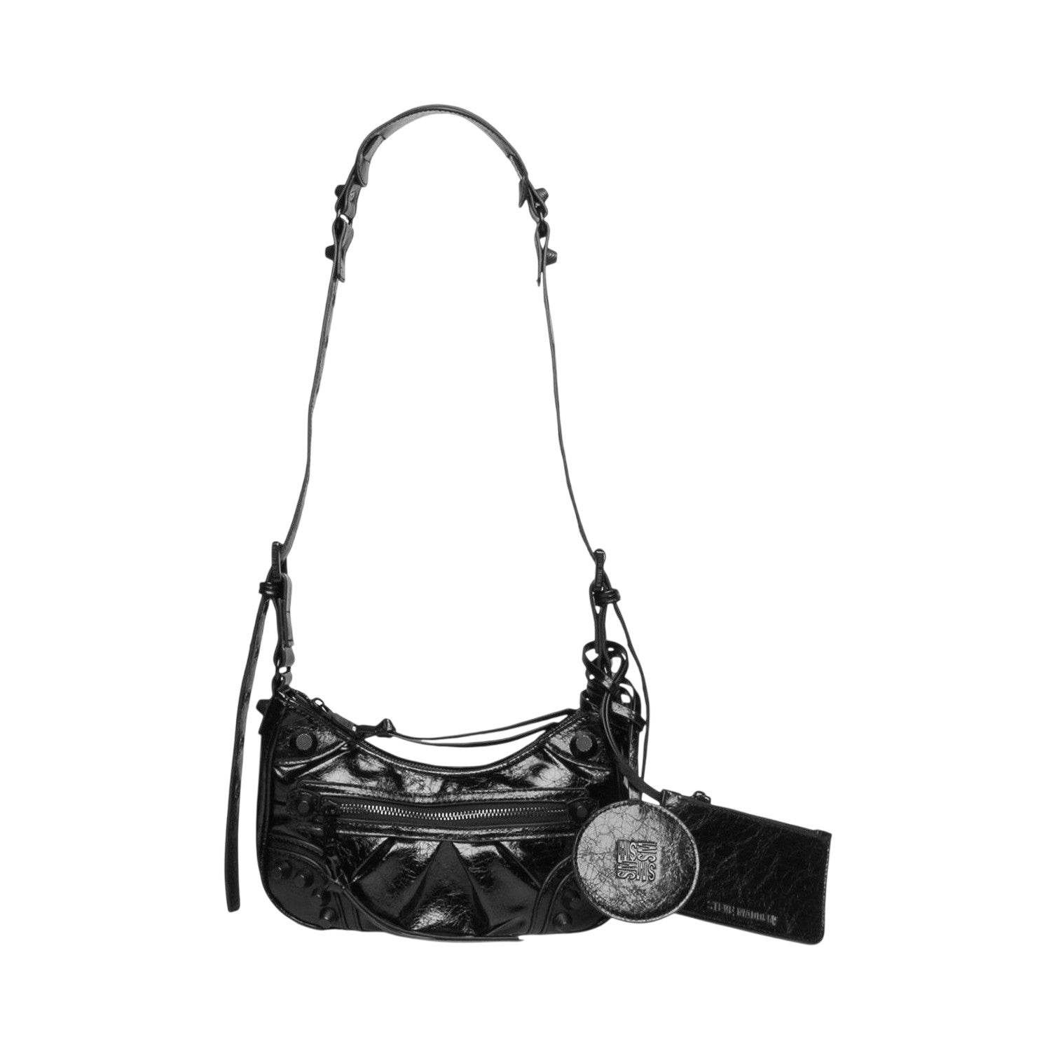 Black - Front - Steve Madden Glow Crossbody Bag
