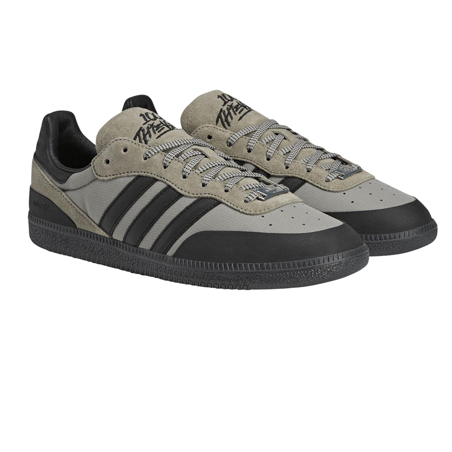 Pebble - Side - Adidas Unisex Adult 100T Palos Hills Suede Skate Shoes