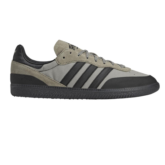 Pebble - Front - Adidas Unisex Adult 100T Palos Hills Suede Skate Shoes