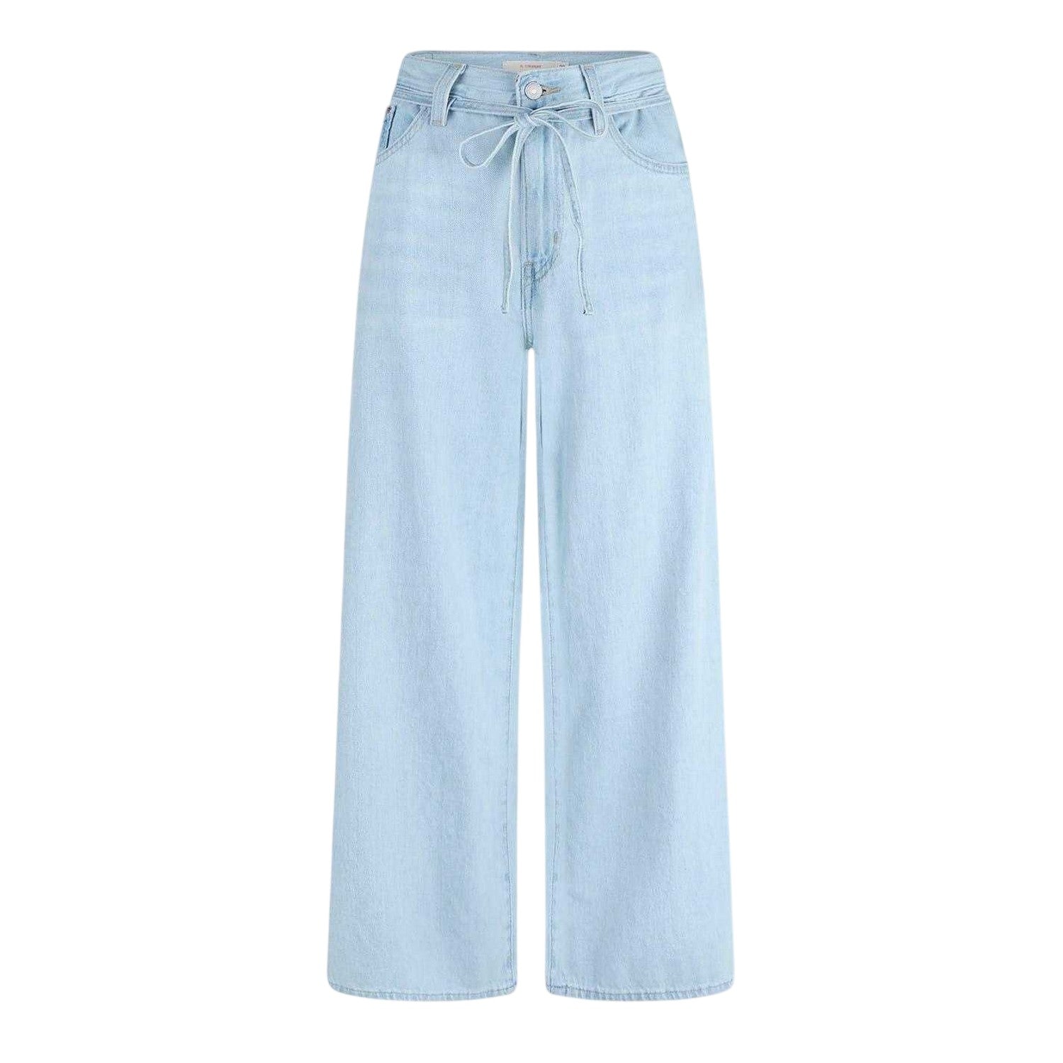 Denim - Front - Levis Womens-Ladies Wide Leg Relaxed Fit Jeans