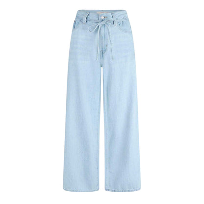 Denim - Front - Levis Womens-Ladies Wide Leg Relaxed Fit Jeans