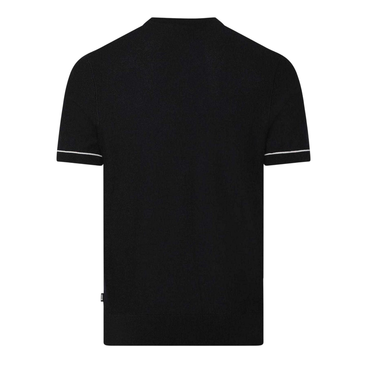 Dark Blue - Back - Boss Mens Jianfranco Plain T-Shirt