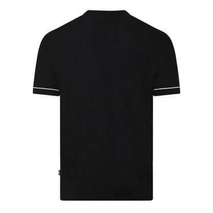 Dark Blue - Back - Boss Mens Jianfranco Plain T-Shirt