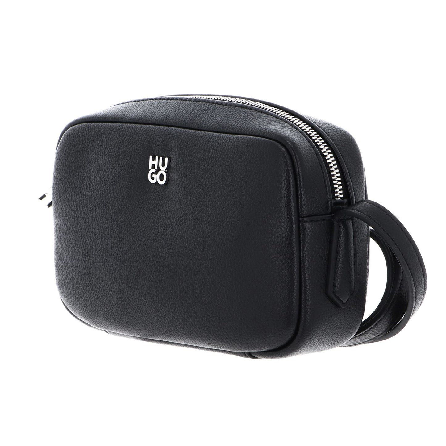 Black - Side - Hugo Chris 2.0 Leather Crossbody Bag