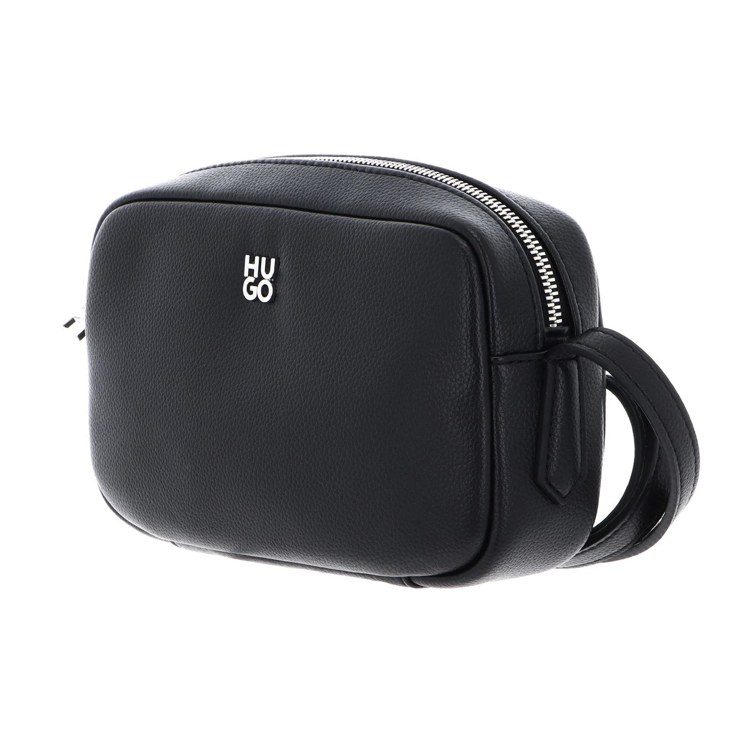 Black - Side - Hugo Chris 2.0 Leather Crossbody Bag