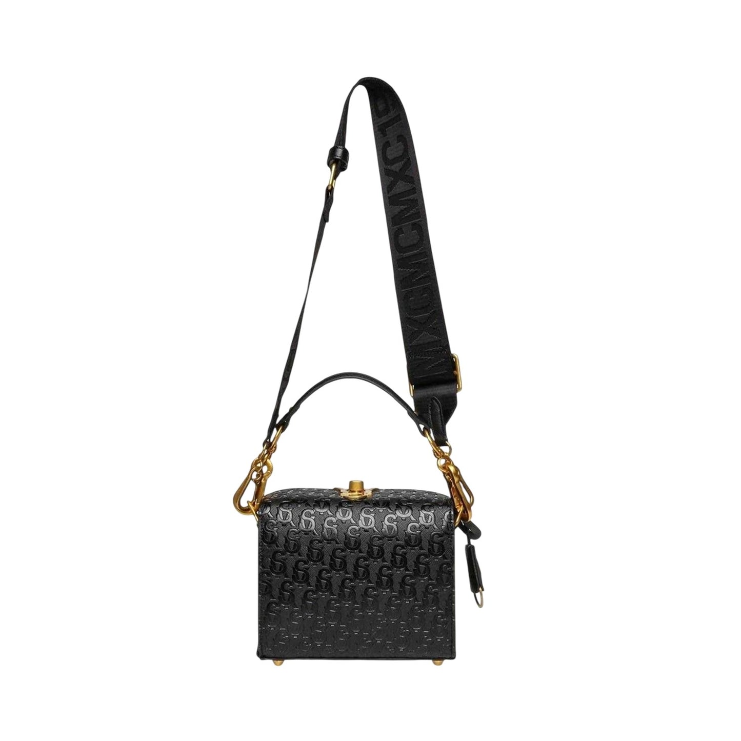 Black-Gold Print - Back - Steve Madden Bnoya Monogram Crossbody Bag