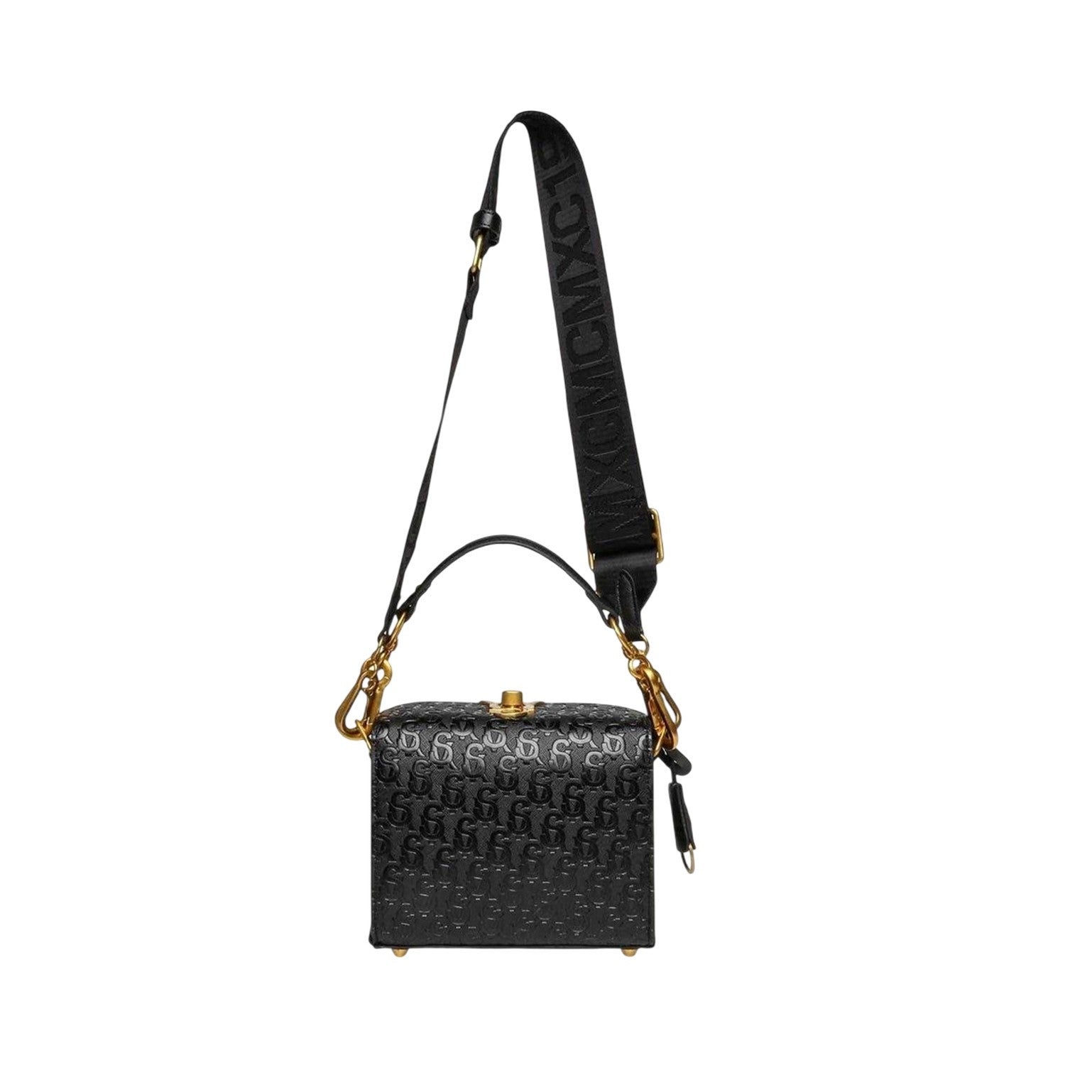 Black-Gold Print - Back - Steve Madden Bnoya Monogram Crossbody Bag