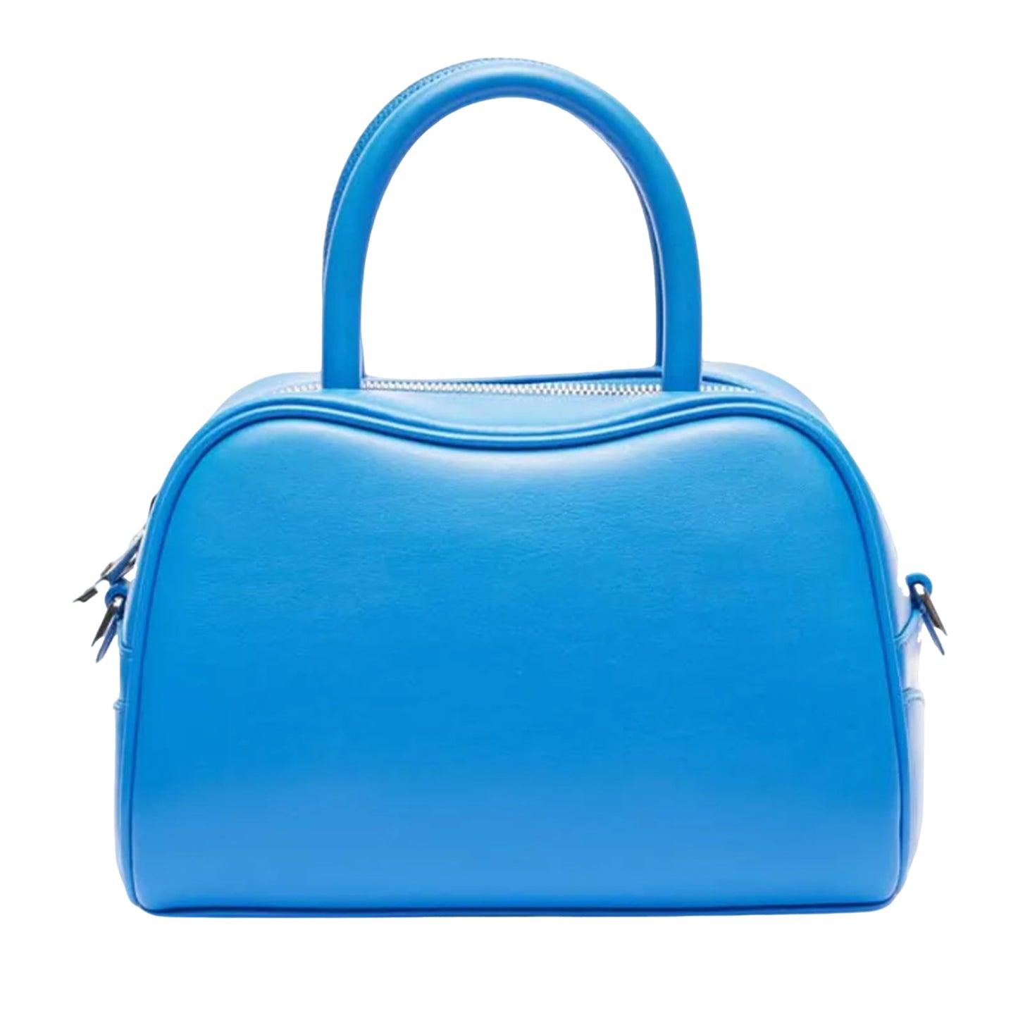 Blue - Back - Lacoste Lora Logo Cowhide Leather Purse