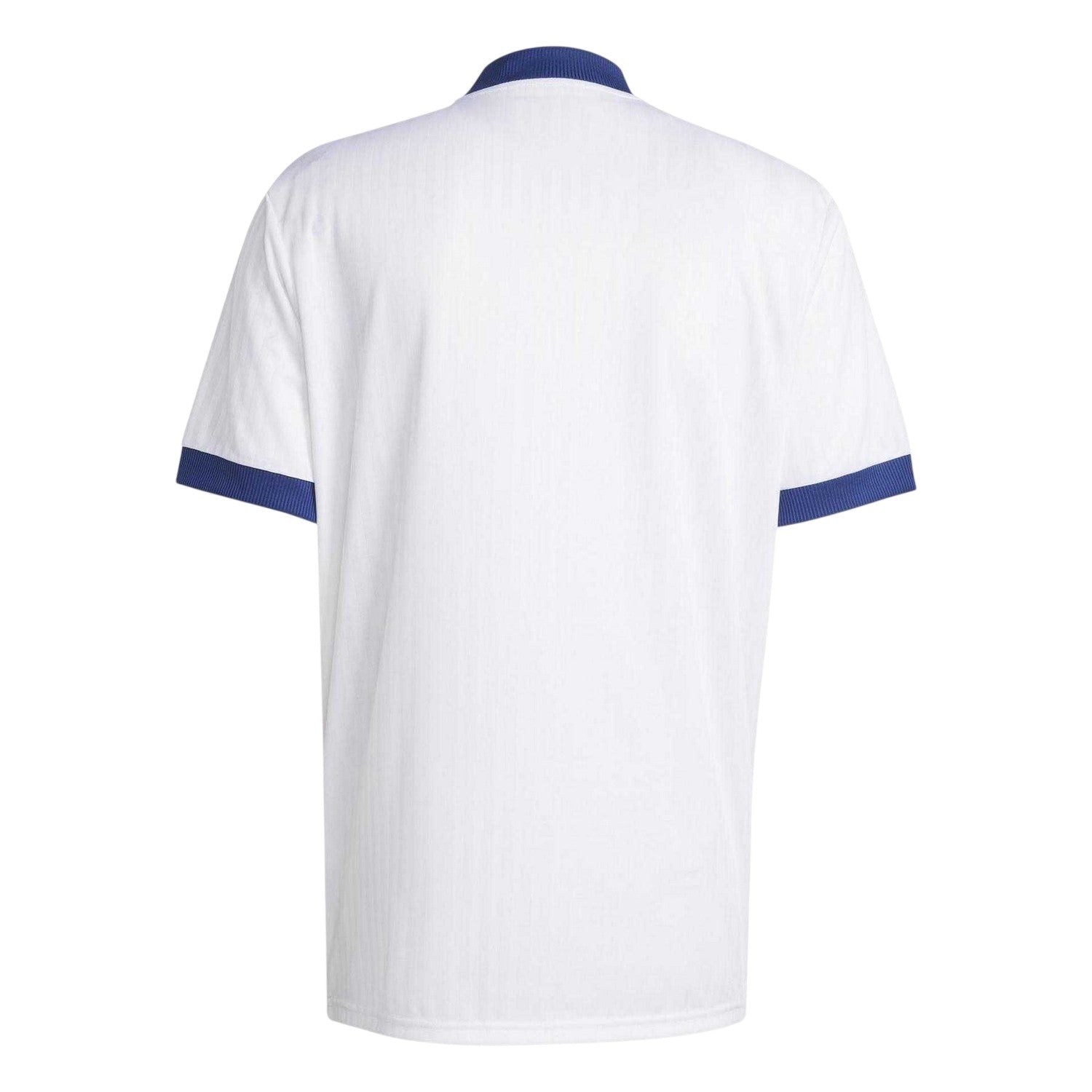 White - Back - Adidas Mens France FFR Short-Sleeved Rugby Shirt