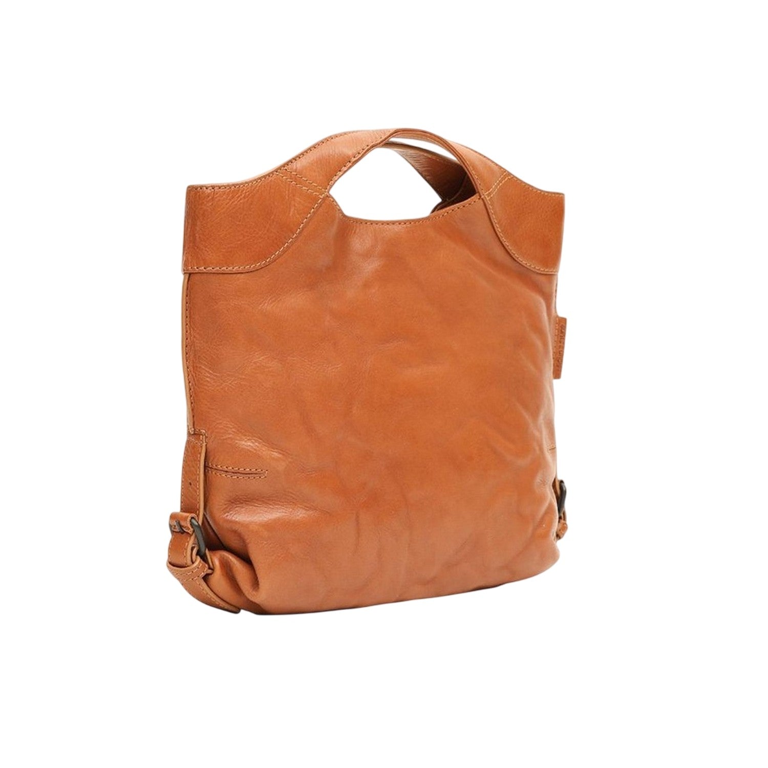 Caramel - Back - Aunts & Uncles Mrs. Peach Crumble Leather Crossbody Bag