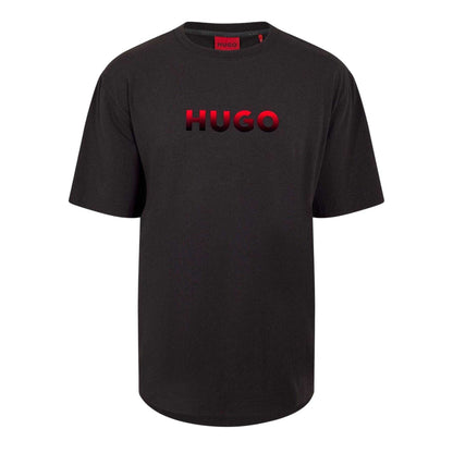 Black - Front - Hugo Mens Ray T-Shirt